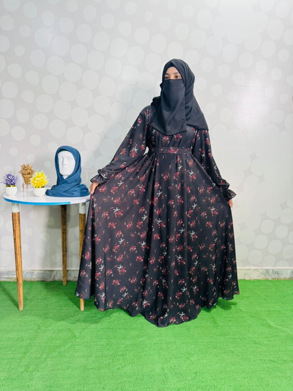 SHAFOON PRINTED ABAYA - Image 4